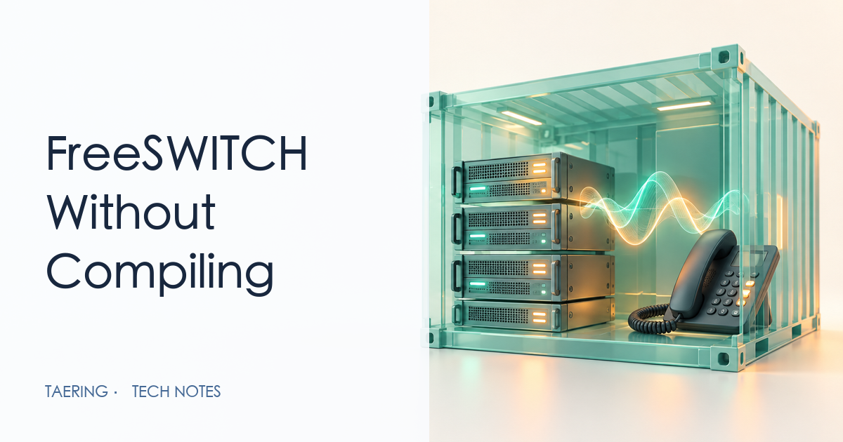 FreeSWITCH in an Offline Docker Bundle: Deploy Without Compiling