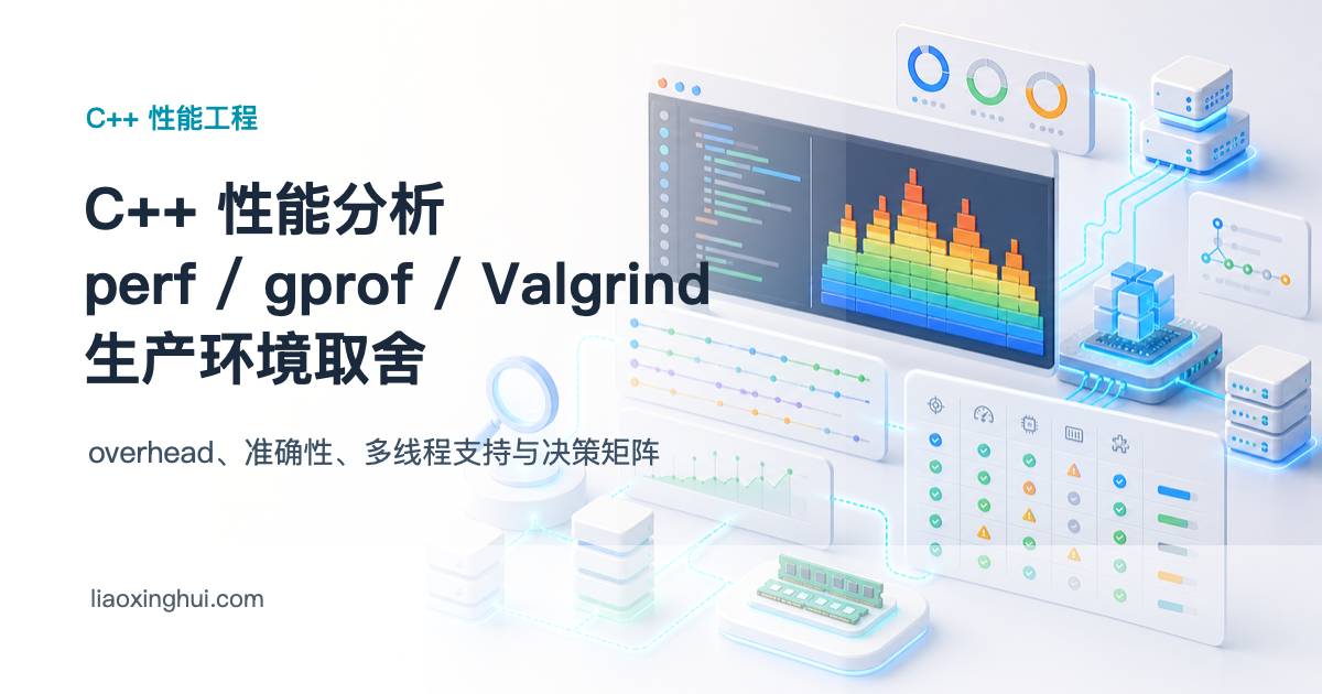 C++性能分析工具选型：perf/gprof/Valgrind在生产环境的取舍