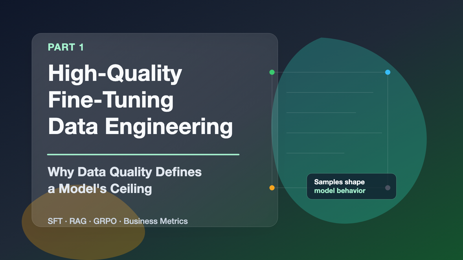 The Core Logic of High-Quality Fine-Tuning Data Engineering: Why Data Quality Defines a Model's Ceiling